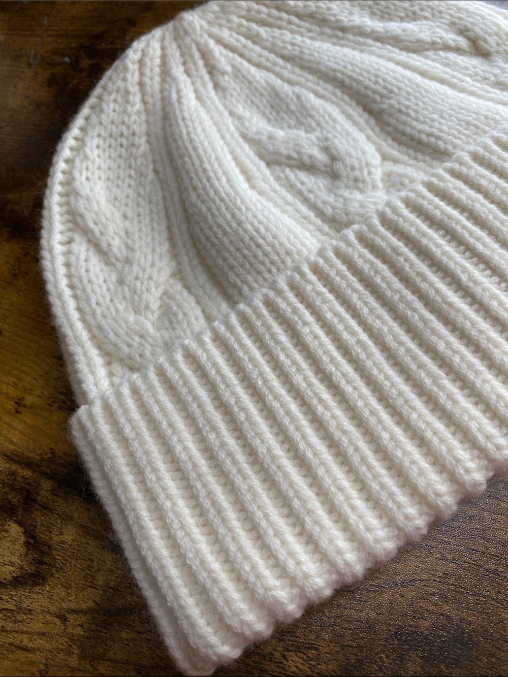 NWT MADEWELL Chunky Cable Stitch Beanie - Picture 5 of 7